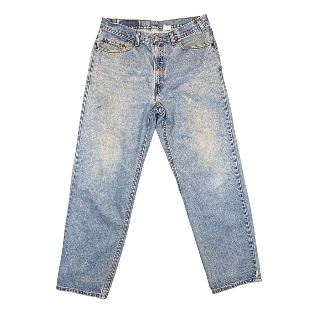 Levi's Relaxed Straight Leg Jeans Mens Light Wash 34x30 Denim Cotton
